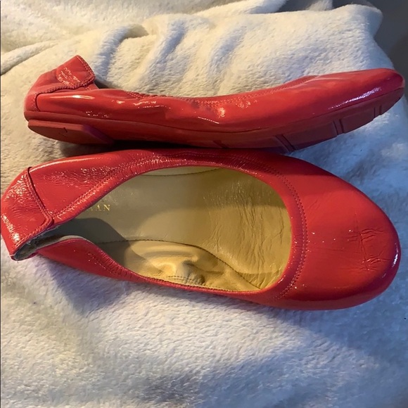 Pink Patent Leather Cole Hann Ballet Style Flats - Picture 12 of 16